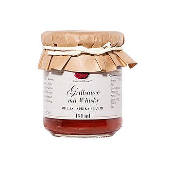 Grillsauce mit Whisky (Millas Paprika-Flamme Grillsauce), 190ml Glas
