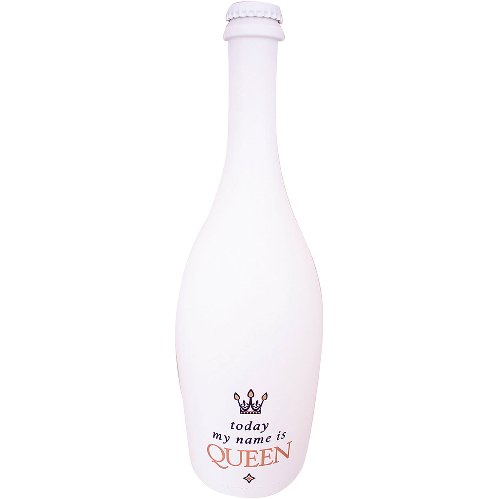 Perlwein weiß, 0,75l, "Today my name is Queen", 10,5% vol.