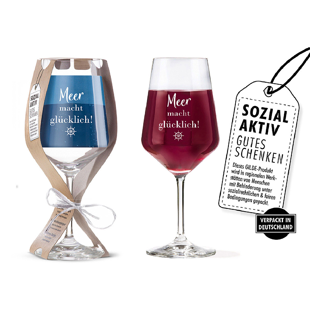 Weinglas &quot;Wellenglück&quot;