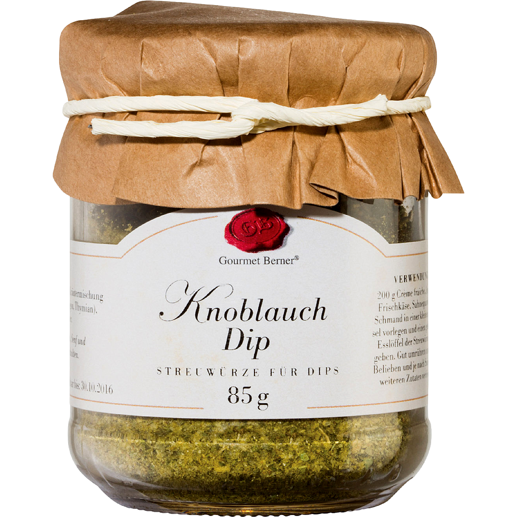 Knoblauch Dip im 85g Glas