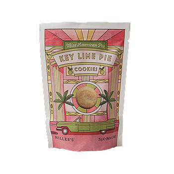Miller`s ® Miss American Pie Key Lime Pie Cookies 75 Gramm 