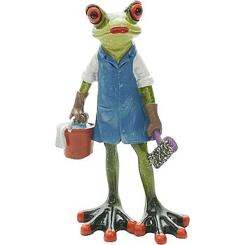 Frosch Hausputz Frau