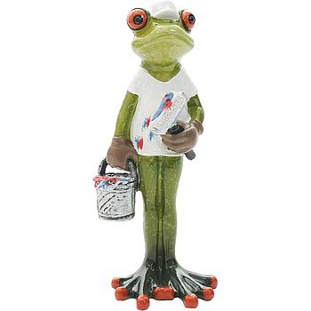 Frosch Heimwerker mit Farbrolle
