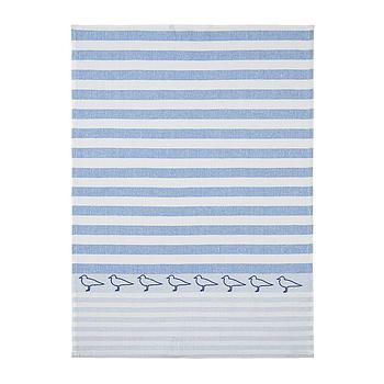 Geschirrhandtuch Halbleinen, Möwe Stehend