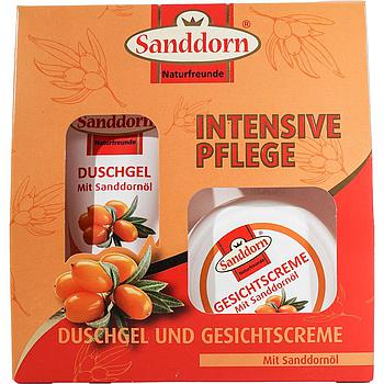 Sanddorn Geschenkbox 2 (Duschgel, 100ml und Gesichtscreme, 75 ml)