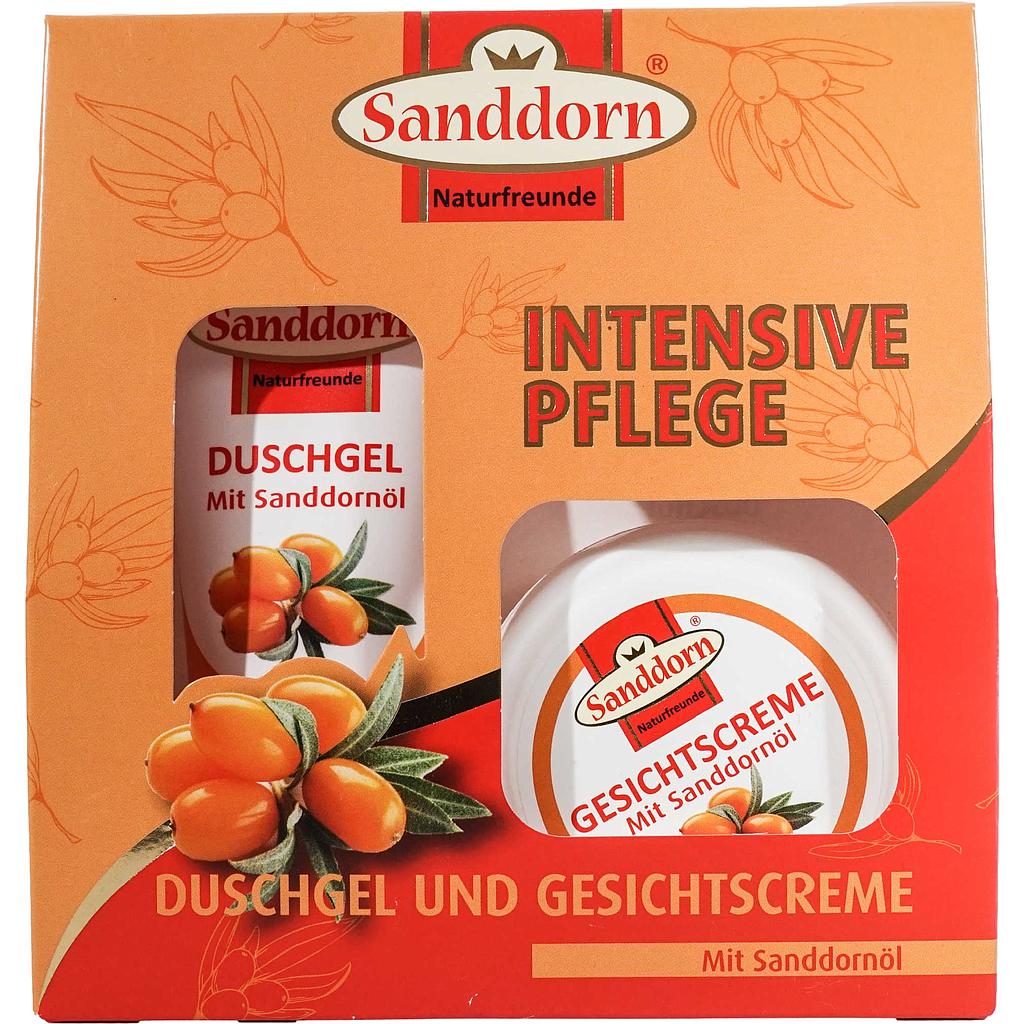 Sanddorn Geschenkbox 2 (Duschgel, 100ml und Gesichtscreme, 75 ml)