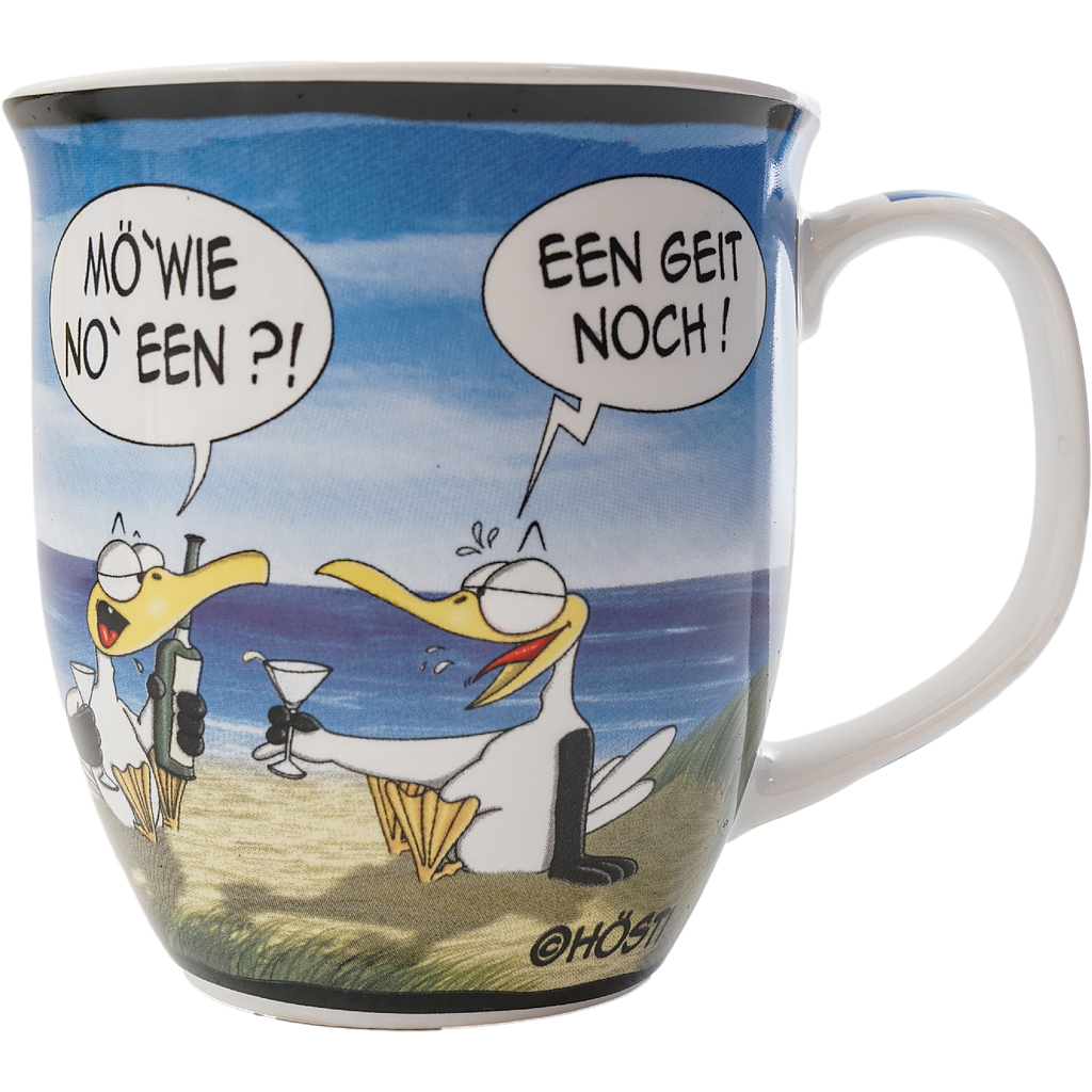 Hösti Becher Mö wie no een  10x9cm Porzellan