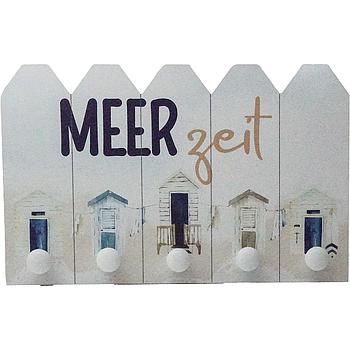 Garderobe mit 5 Haken, 40 x 25 cm H