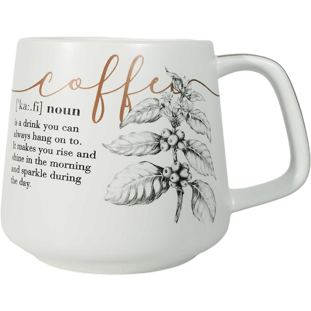 Becher &quot;Iva&quot; New Bone China, matt mit Metallic-Effekt 0,35 l H 9,7 cm, Ø 7,5 cm