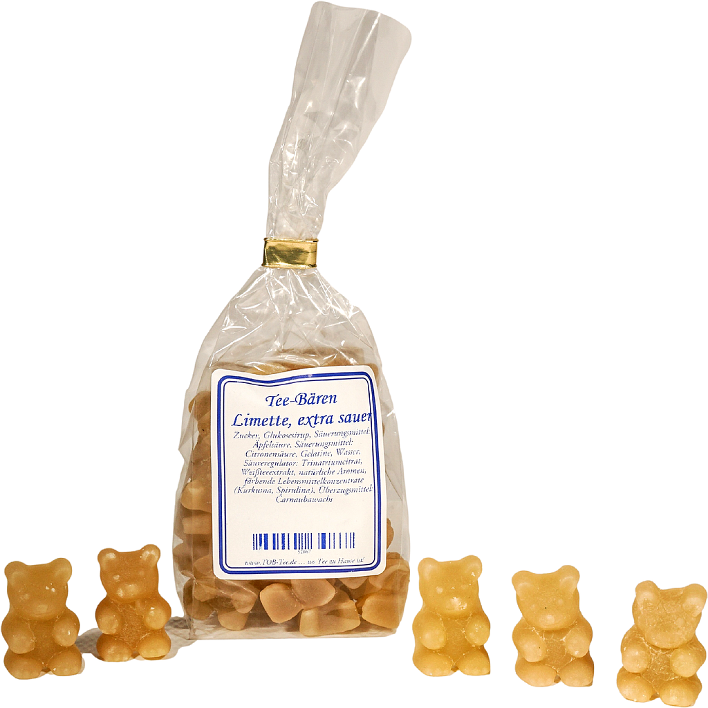 Tee-Bären® Limette, extra sauer, 120g
