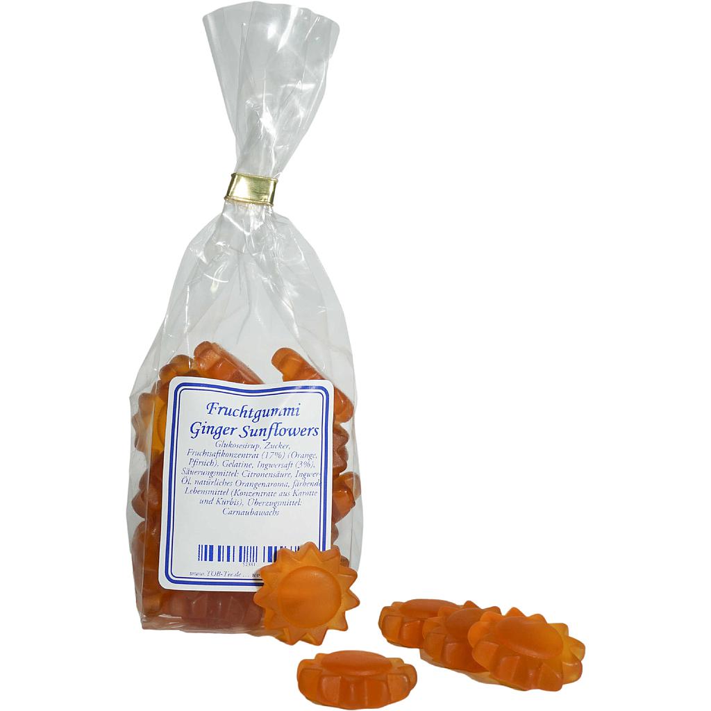 Fruchtgummi „Ginger Sunflowers”, 120g