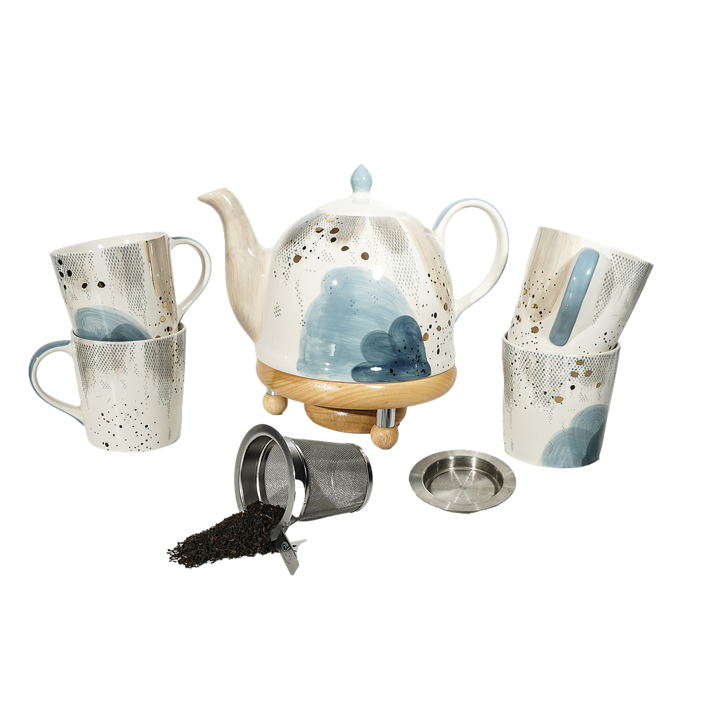 Tee-Set "Belle", 8-tlg