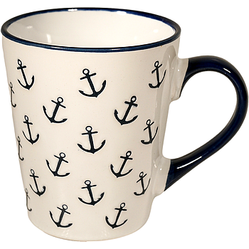 Kaffeebecher Anker weiß, ca. 340ml