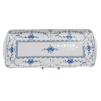 Kuchenplatte eckig 35x15,5 cm Strohblume (Amina)