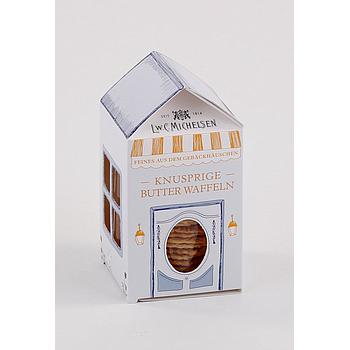 Gebäckhäuschen mit Butterwaffeln, 150 g