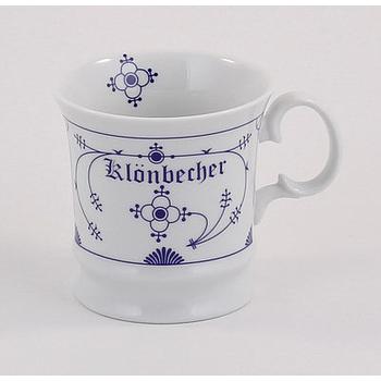 Herrenbecher, Klönbecher (Indisch-Blau-OL)