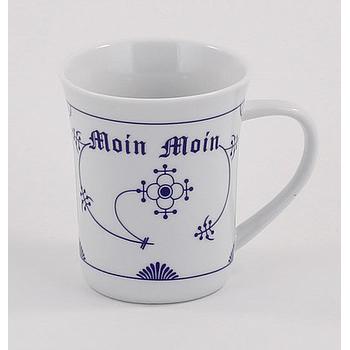Becher, konisch,  Moin Moin (Indisch-Blau-OL)