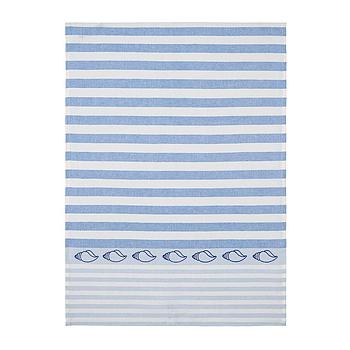 Geschirrhandtuch Halbleinen, Spitzmuschel