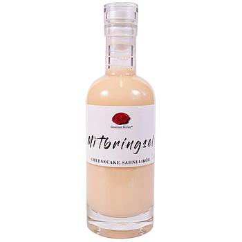 Mitbringsel, Cheesecake Sahnelikör 0,2l, 15%vol.,  Aspektflasche,0,2l 