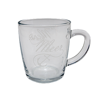 Teeglas "Ich will Meer" ca. 34cl