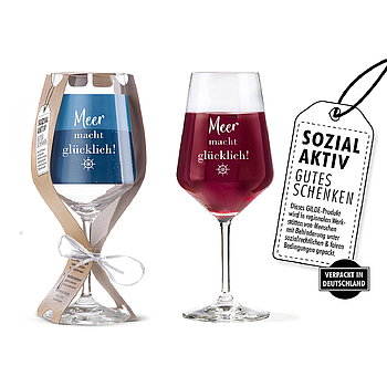 Weinglas "Wellenglück"