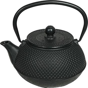 Kanne "Shanghai" Gusseisen, schwarz 0,8l