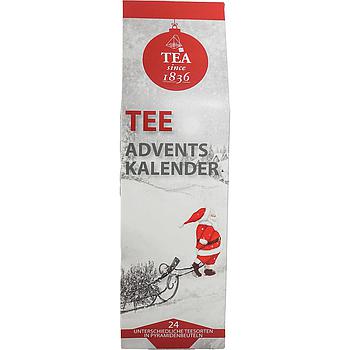 Tee-Adventskalender „Norwin“ mit 24 Pyramidenbeuteln einzeln im Sachet verpackt Format 92 x 92 x 305 mm